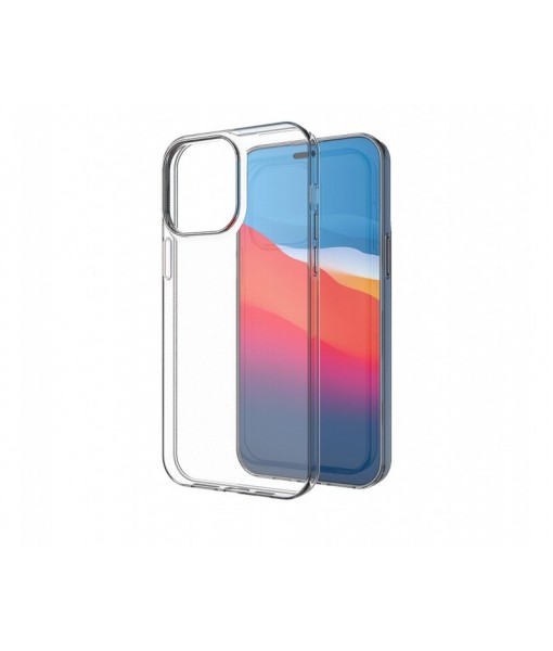 Husa iPhone 14 Pro, Silicon Premium, Transparent